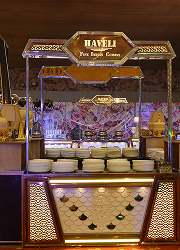 Rasrang Caterers pure veg buffet at a wedding in Indore
